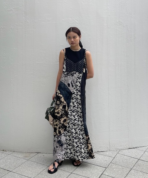 ドレス MEDI VARIOUS PATTERN CAMI DRESSの画像