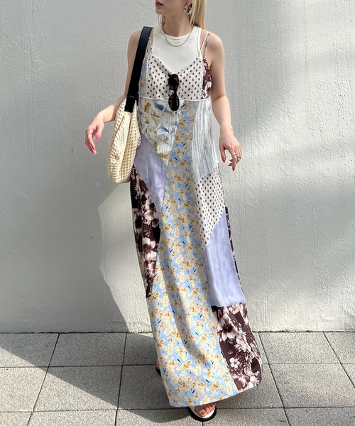ドレス MEDI VARIOUS PATTERN CAMI DRESSの画像