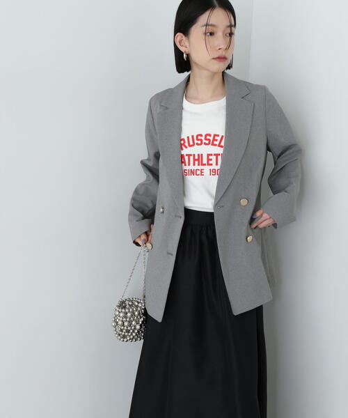 「N.(N. Natural Beauty Basic)」 テーラードジャケット SMALL ネイビー レディース_画像3
