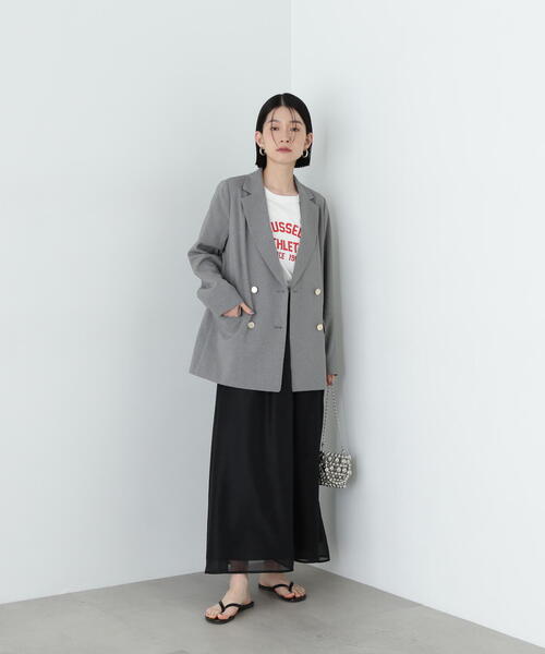 「N.(N. Natural Beauty Basic)」 テーラードジャケット SMALL ネイビー レディース_画像4