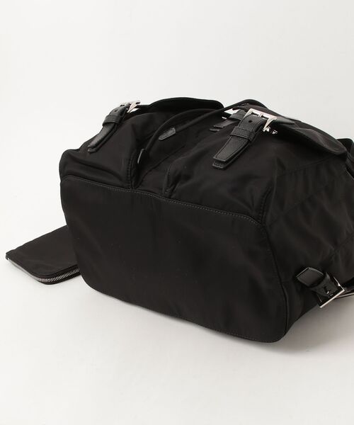 PRADA（プラダ） Re-Nylon ポーチ付 バックパック - ブラック