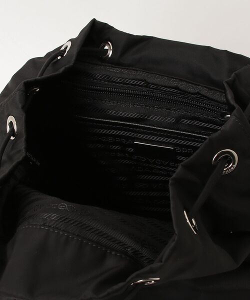 PRADA（プラダ） Re-Nylon ポーチ付 バックパック - ブラック