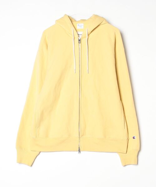 Champion（チャンピオン） ジップアップパーカー X-LARGE イエロー