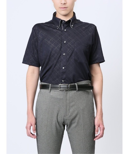 「m.f.editorial」 半袖シャツ MEDIUM ネイビー メンズ_画像5