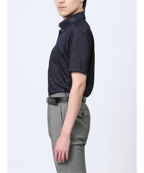 「m.f.editorial」 半袖シャツ MEDIUM ネイビー メンズ_画像6