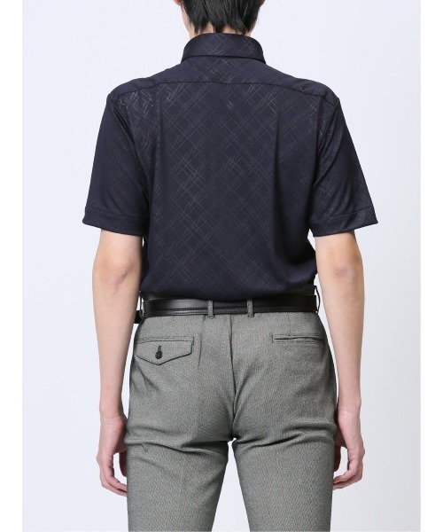 「m.f.editorial」 半袖シャツ MEDIUM ネイビー メンズ_画像7
