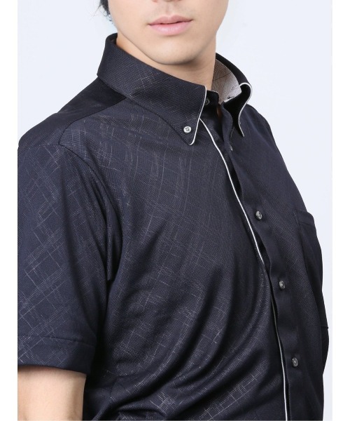 「m.f.editorial」 半袖シャツ MEDIUM ネイビー メンズ_画像8