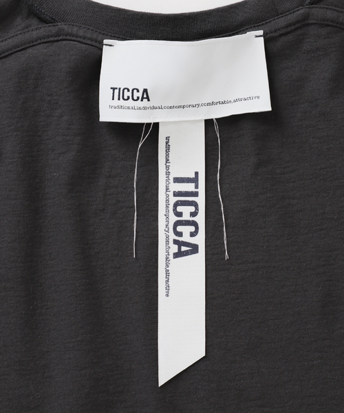 TICCA Tシャツ　グレー TICCA（ティッカ） tシャツ 半袖 別注「TICCA / ティッカ」Built TEE