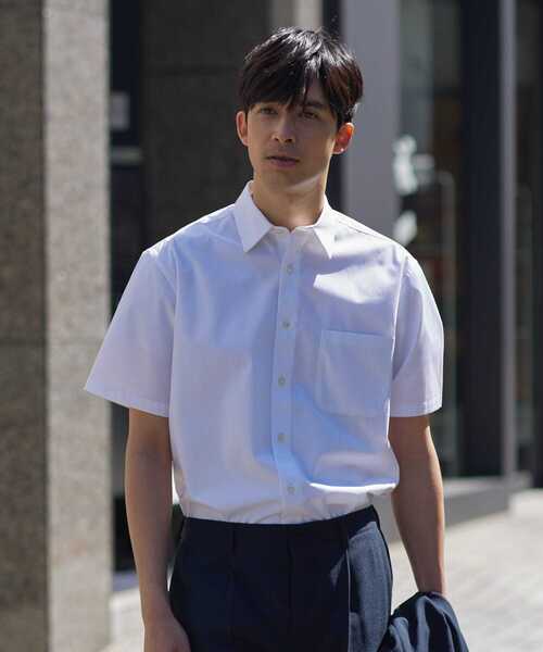「URBAN RESEARCH ROSSO MEN」 半袖シャツ X-LARGE カーキ メンズ_画像6