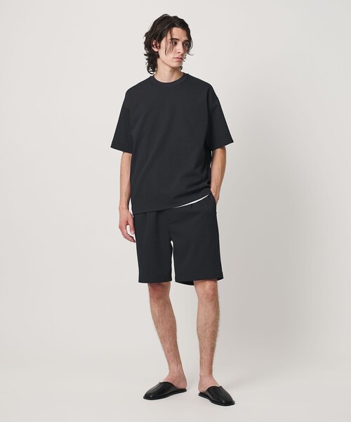 tシャツ Air Dobby ワイドテーパード クルーネック Tシャツ ヨコストレッチ 吸水速乾 ウォッシャブル メンズの画像