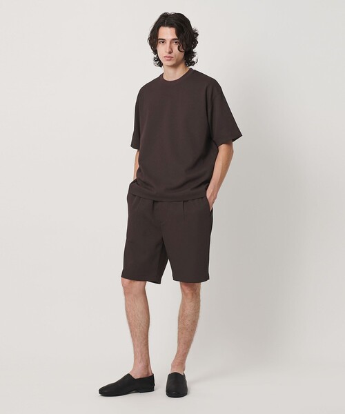 tシャツ Air Dobby ワイドテーパード クルーネック Tシャツ ヨコストレッチ 吸水速乾 ウォッシャブル メンズの画像