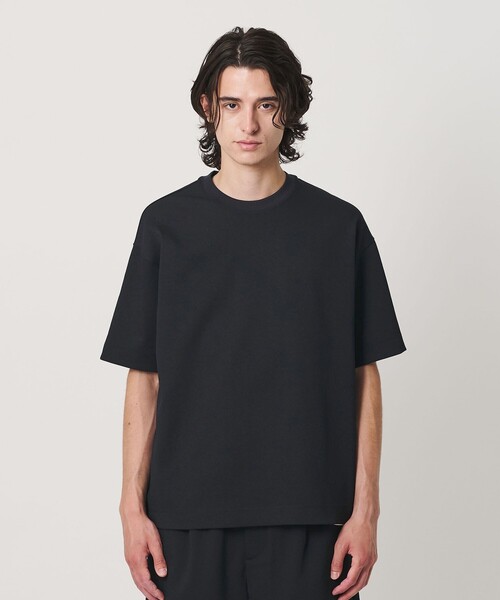 tシャツ Air Dobby ワイドテーパード クルーネック Tシャツ ヨコストレッチ 吸水速乾 ウォッシャブル メンズの画像