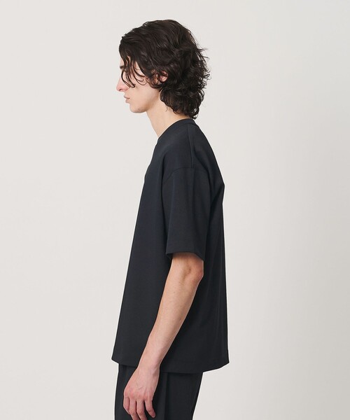 tシャツ Air Dobby ワイドテーパード クルーネック Tシャツ ヨコストレッチ 吸水速乾 ウォッシャブル メンズの画像