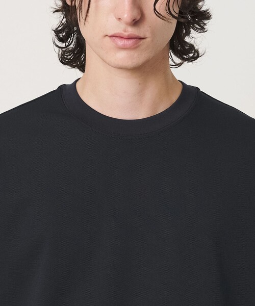 tシャツ Air Dobby ワイドテーパード クルーネック Tシャツ ヨコストレッチ 吸水速乾 ウォッシャブル メンズの画像