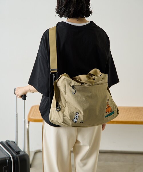 ボストンバッグ 「KEN NAKAYAMA×ear」コラボボストンバッグ レディースの画像