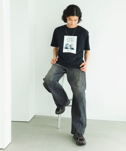 「New Balance」 ローカットスニーカー 28.0cm ダークグレー メンズ_画像9