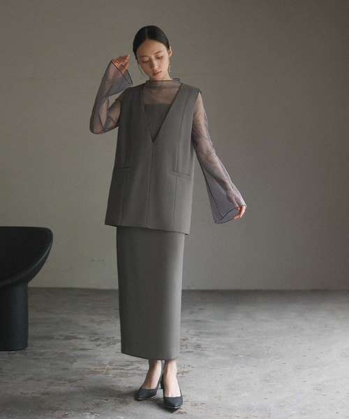 「GIRL」 セットアップ 2L ブラック レディース_画像9