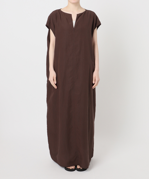 ワンピース 「洗濯機洗い可 / 追加」フィブリルポプリンサックDRESS 2