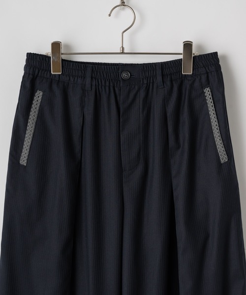 「Casper John」 スラックス MEDIUM ブラック メンズ_画像4