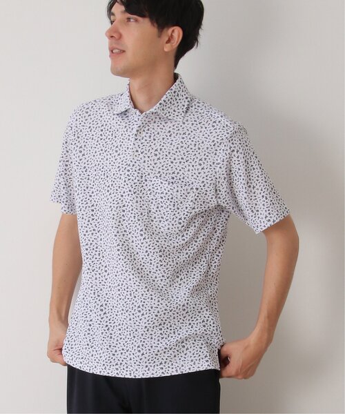 「IKKA LOUNGE」 半袖ポロシャツ X-LARGE ホワイト メンズ_画像2