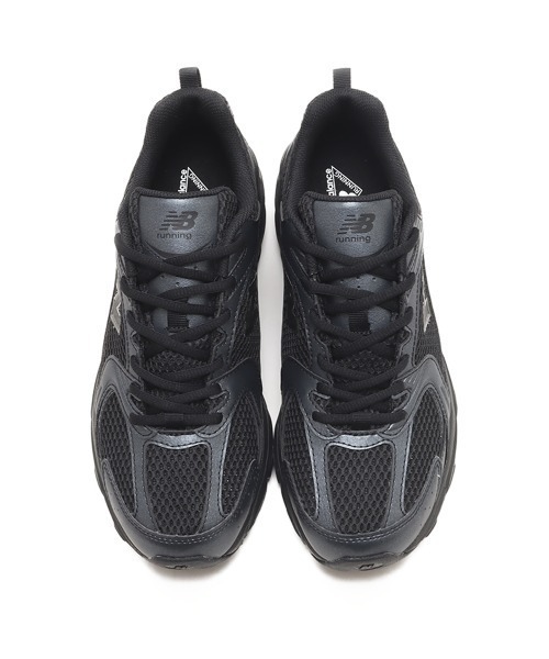 「New Balance」 ローカットスニーカー 23.5cm ブラック メンズ_画像5