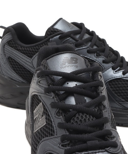 「New Balance」 ローカットスニーカー 23.5cm ブラック メンズ_画像8