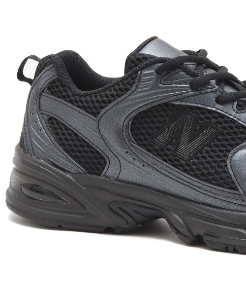 「New Balance」 ローカットスニーカー 23.5cm ブラック メンズ_画像9