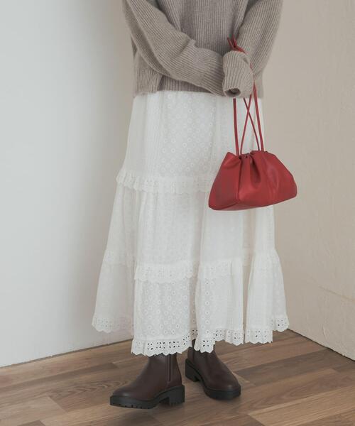 「URBAN RESEARCH DOORS」 ロングスカート MEDIUM ブラック レディース_画像4