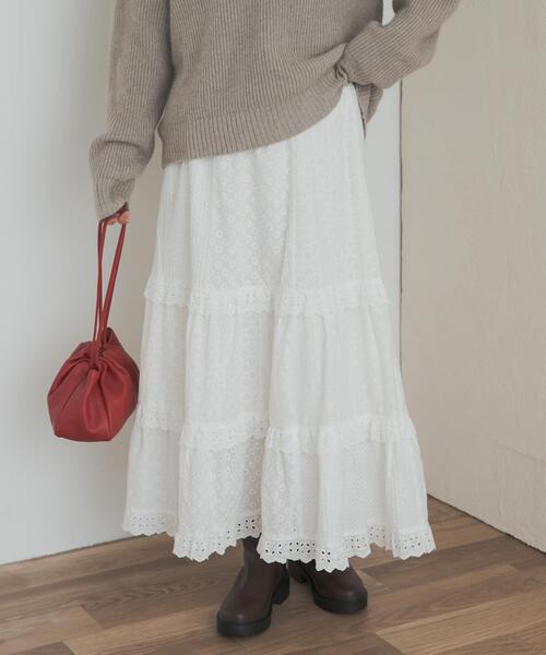 「URBAN RESEARCH DOORS」 ロングスカート MEDIUM ブラック レディース_画像5