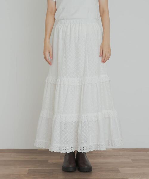 「URBAN RESEARCH DOORS」 ロングスカート MEDIUM ブラック レディース_画像9