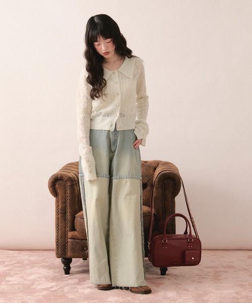 「loin nuit」 デニムパンツ MEDIUM ブルー レディース_画像9