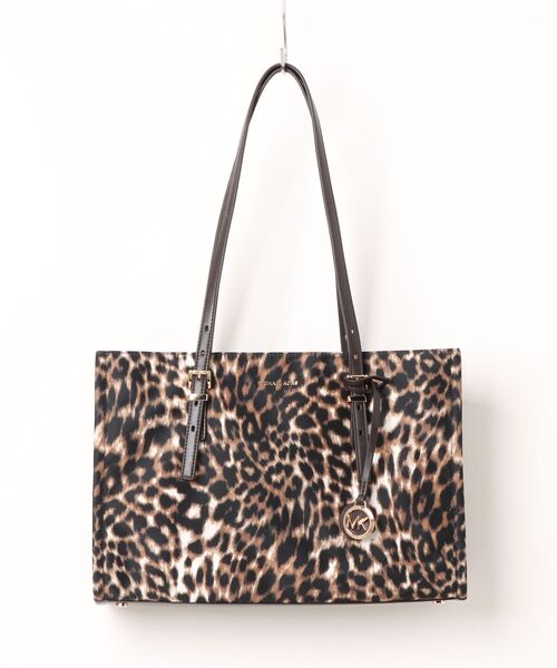 MICHAEL KORS レオパード柄 トートバッグ MICHAEL KORS（マイケルコース） トートバッグ ZADIE EW トップジップ