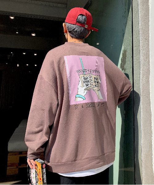 男性に人気 スウェット Neos Addictive Design ビッグシルエット ワンポイント刺繍 イラスト Bonnemawatersport Nl