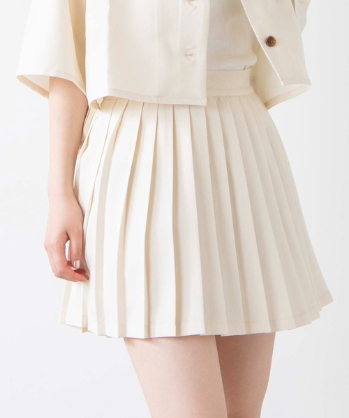 スカート Wego リネンライクプリーツミニスカパン Zozotown Paypayモール店 通販 Paypayモール