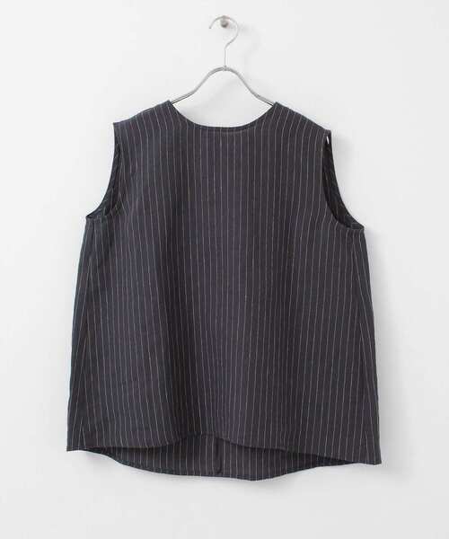 URBAN RESEARCH DOORS *ノースリーブリネンブラウス* RESEARCH URBAN 