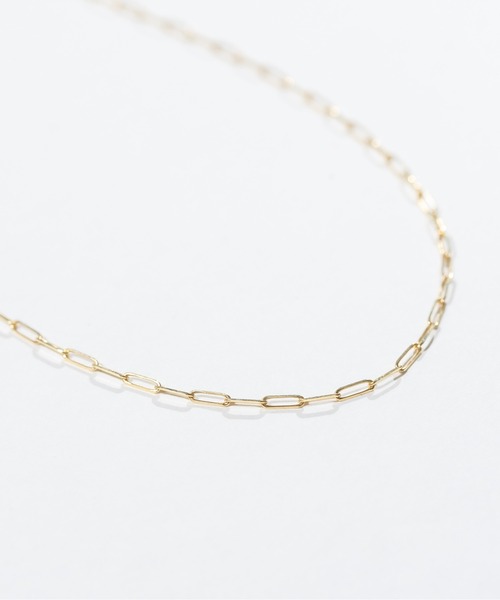 Jewel closet by L&Co. ネックレス K10 ペーパークリップ ネックレス