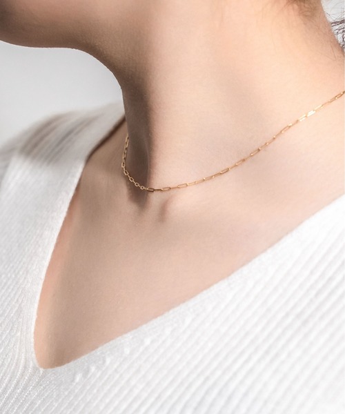 Jewel closet by L&Co. ネックレス K10 ペーパークリップ ネックレス