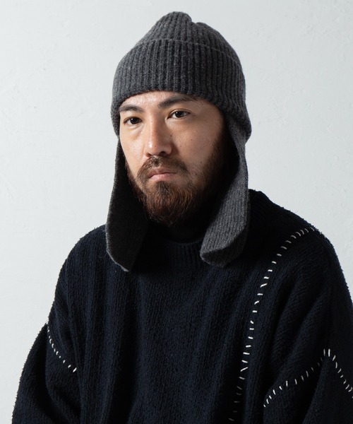RACAL（ラカル） ニット帽 ニットキャップ Ear Tab Knit Watch / 耳