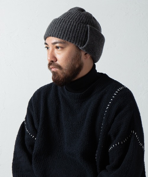 RACAL（ラカル） ニット帽 ニットキャップ Ear Tab Knit Watch / 耳