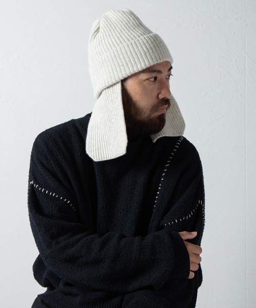RACAL（ラカル） ニット帽 ニットキャップ Ear Tab Knit Watch / 耳