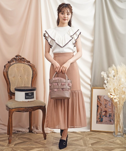 NOELA（ノエラ） スカート プリーツ切替マーメイドスカート : ZOZOTOWN