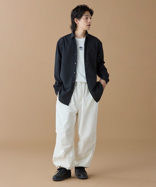 LACOSTE（ラコステ） シャツ 撥水リサイクルナイロンアウターシャツ