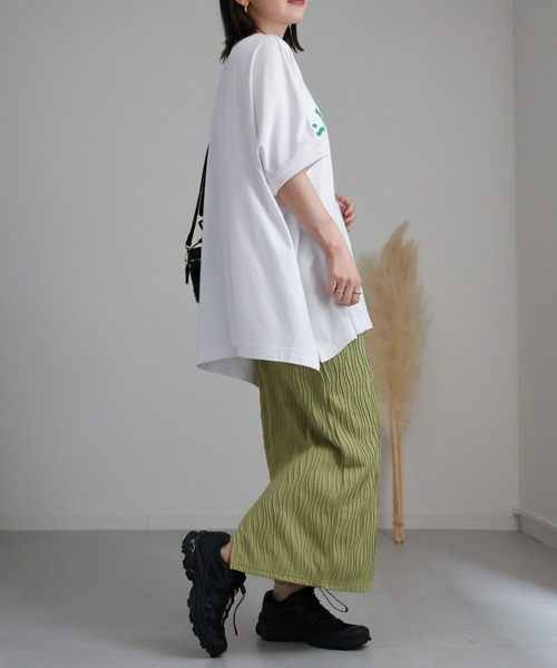 tシャツ 「WEB限定・洗える」パブロポンチ プルオーバー レディース WEB限定】〈手洗い可能〉アイレット クルーネック プルオーバー