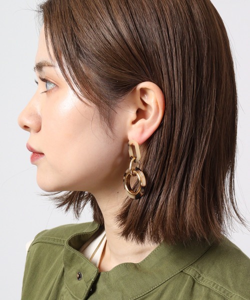 MODERN WEAVING モダンウィーヴィング の MODERN WEAVING モダンウィーヴィング Ripple Earrings Silver ピアス シルバー ピアス 両耳用