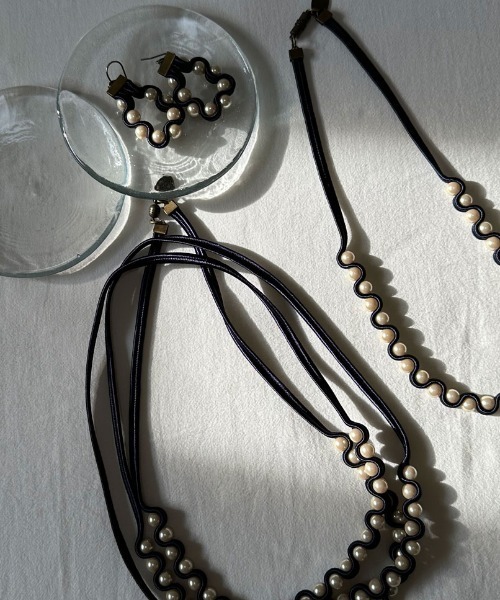 ピアス 「STELLA CIFFON/ステラシフォン」 樹脂パール ラウンドピアス  