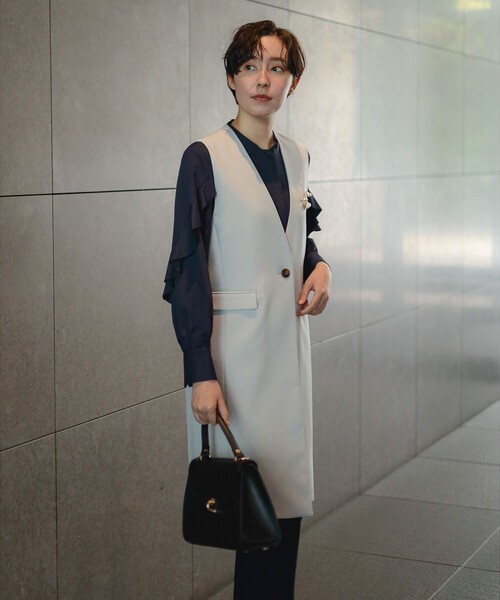 B：MING by BEAMS ベスト ジレ 「オフィス・フォーマル」ノー