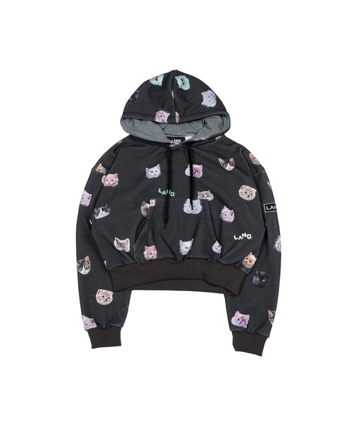 【美品】超レア★ビッグフーディー パーカーLAND by MILKBOY LAND by MILKBOY（ランドバイミルクボーイ） パーカー CAT BUNCH