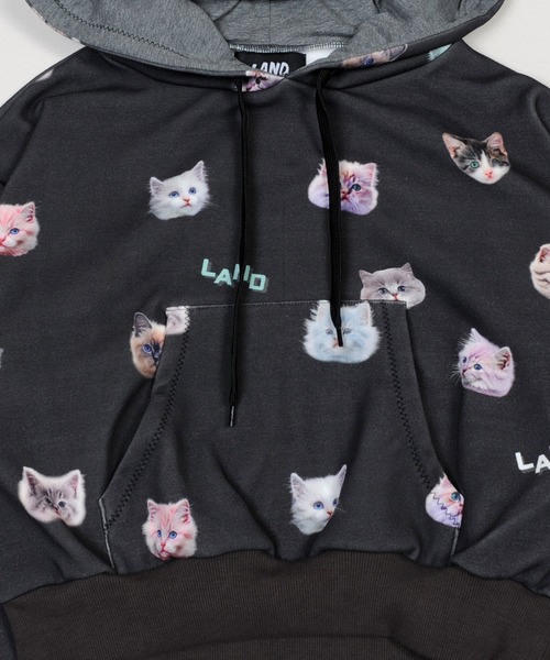 LAND by MILKBOY（ランドバイミルクボーイ） パーカー CAT BUNCH