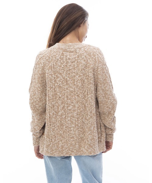 カーディガン 「直営店限定」BILLABONG レディース KNIT CARDIGAN 