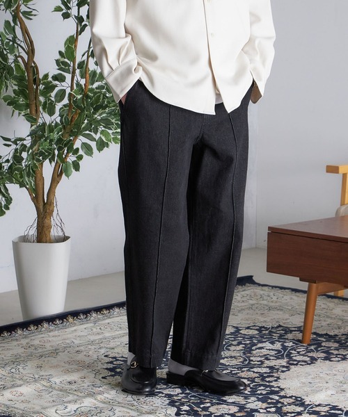 SHIPS.me スラックス 「ZOZO限定」SHIPS.me: センタークリースデニム